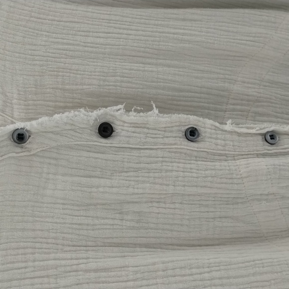 URBAN DAIZY Ud oversized gauze button front cotton w pockets size medium - Picture 5 of 10